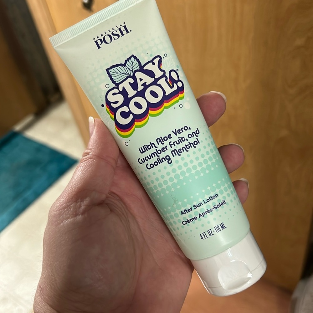 Stay cool after sun lotion